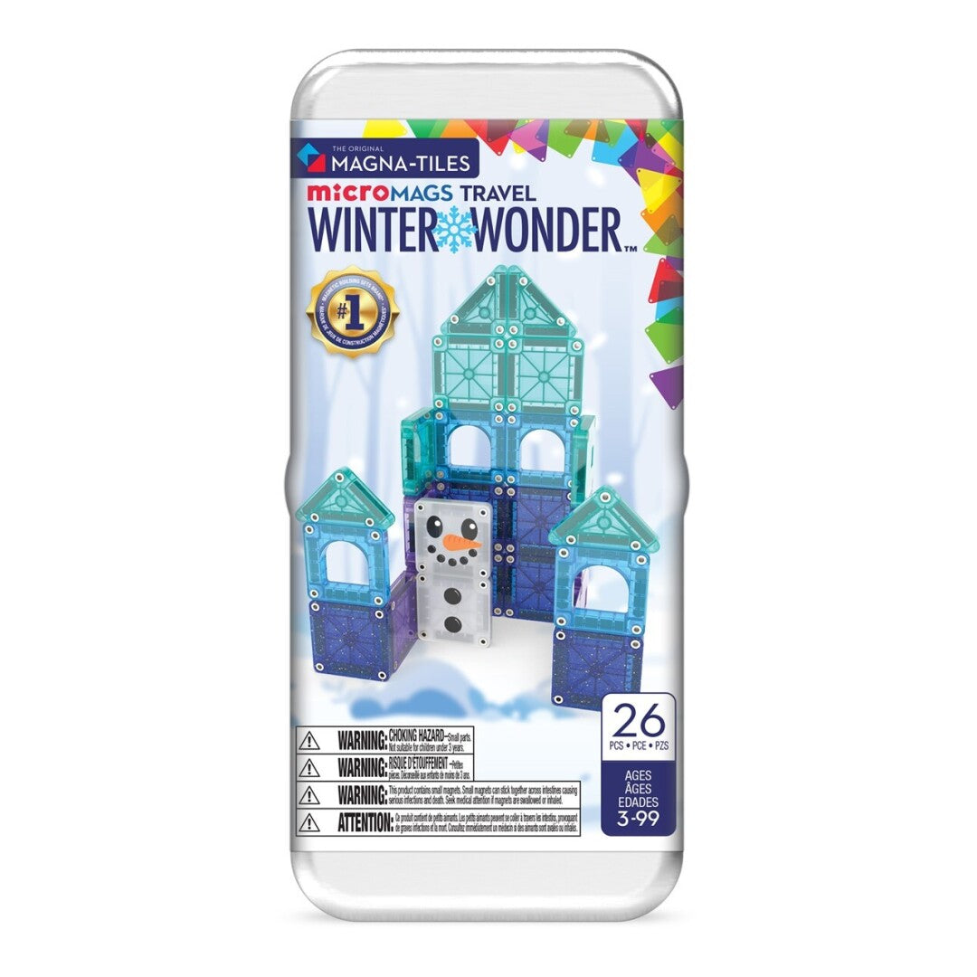 Winter - MicroMags Travel Set -  Magna Tiles