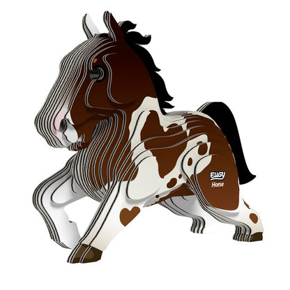Caballo - Rompecabezas de papel 3D ecológico - Eugy 134