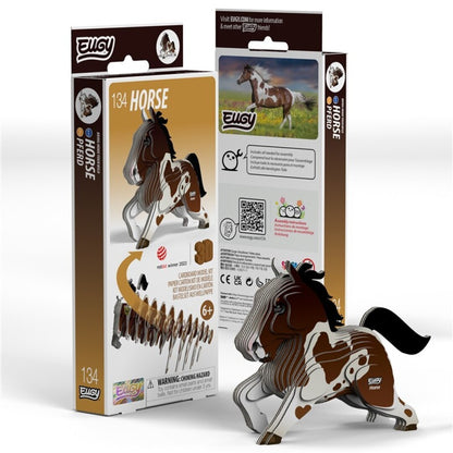Caballo - Rompecabezas de papel 3D ecológico - Eugy 134