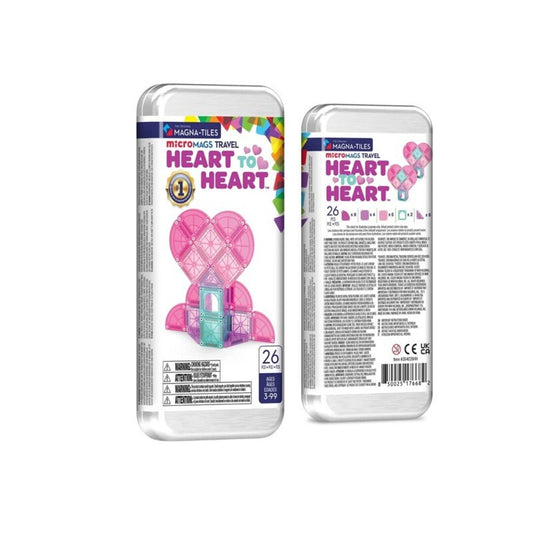 Heart - Micro MAGS Travel Set - Magna Tiles