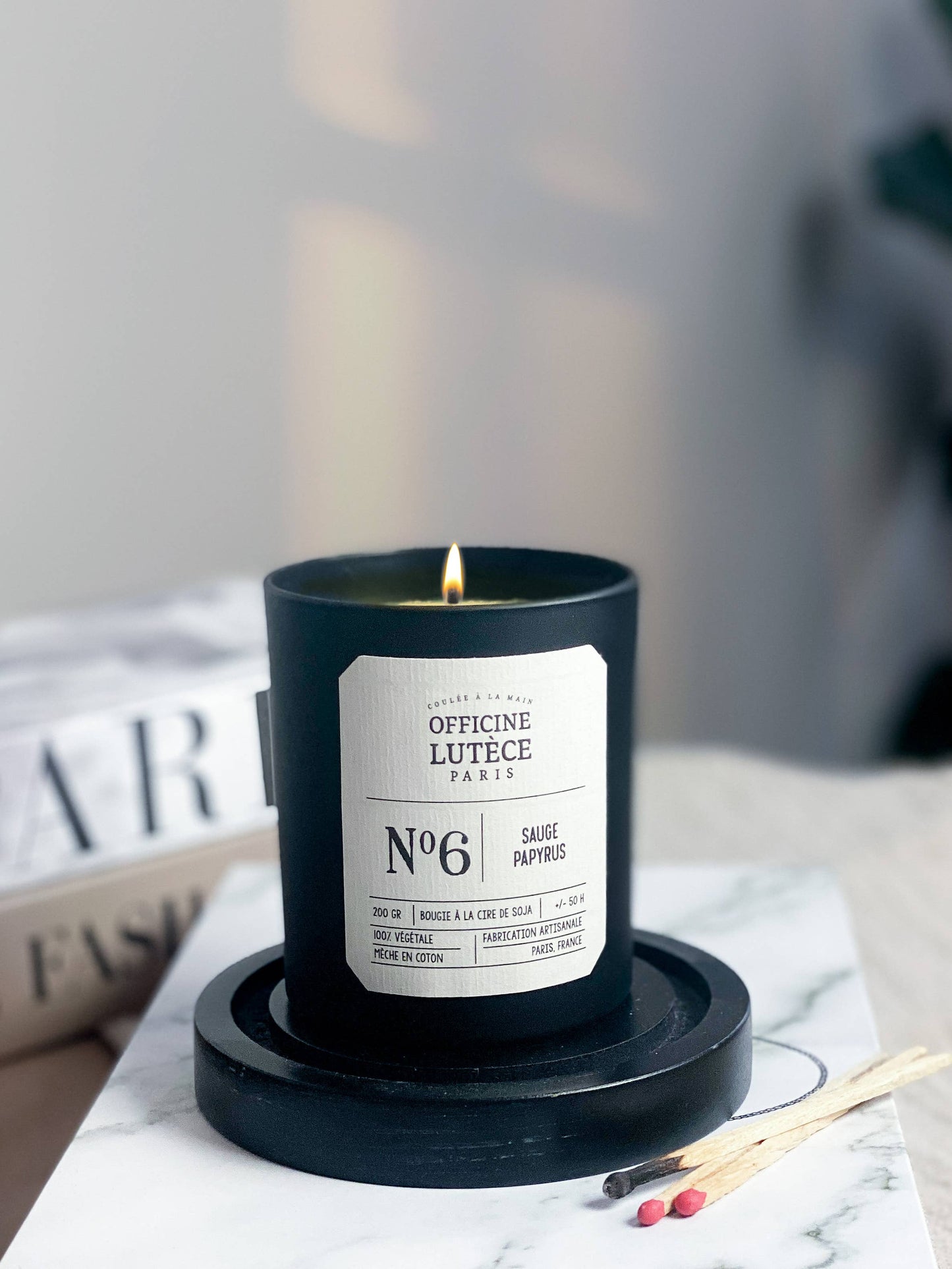 Scented Candle Nº6 Sage Papyrus