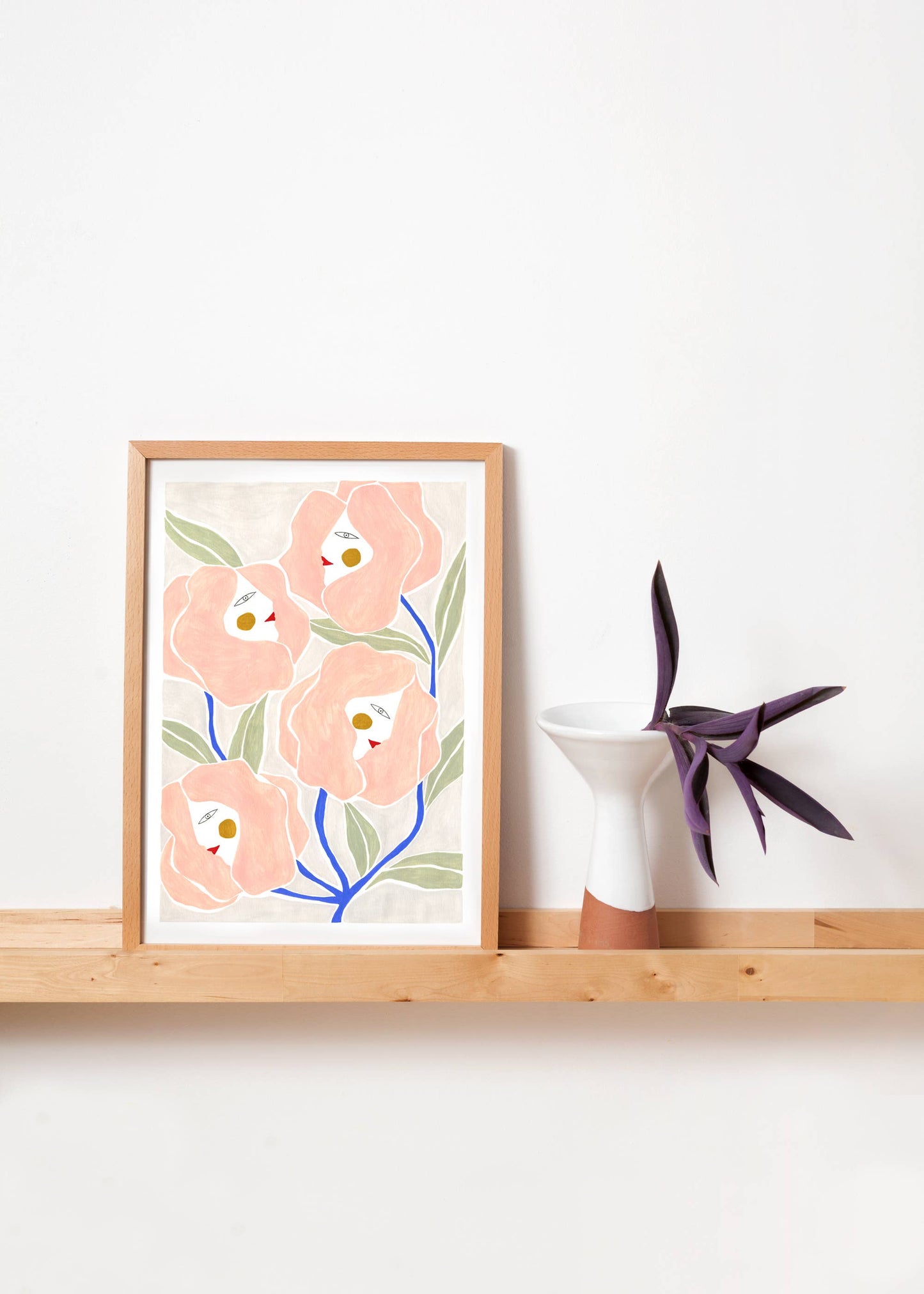 Women Roses - Art Print - Poster