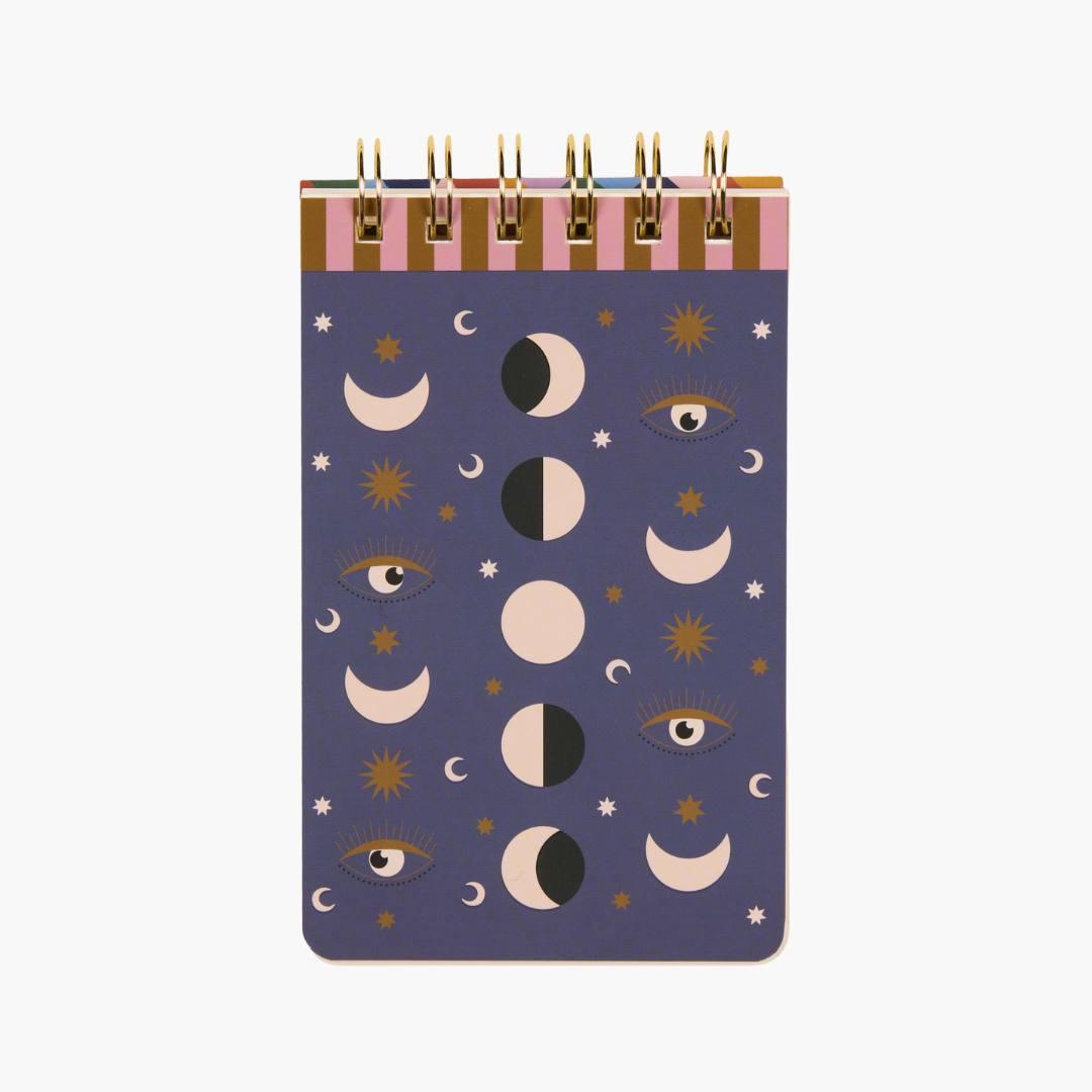 Moon Phases Small Wired Journal - A Dopo Collection