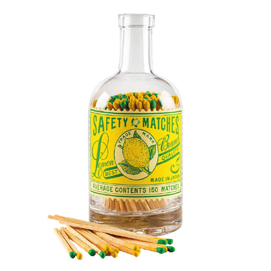 Lemon Stamp Matches Bottle