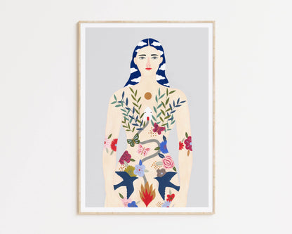 My Body is My Home - Art Print - Poster