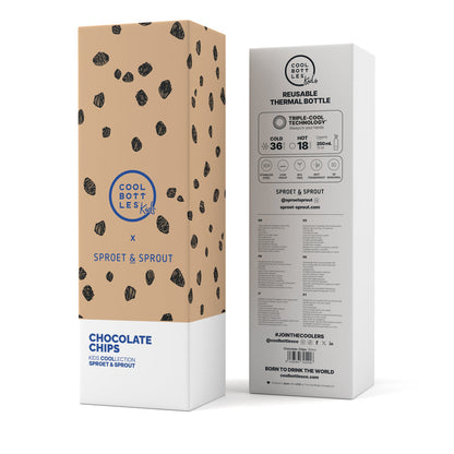 Chocolate Chips - Insulated Stainless Steel Bottle - 350 ml
