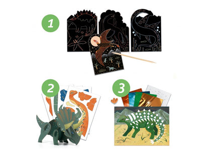 Dino World - Set de 6 manualidades
