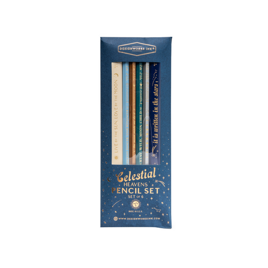 Celestial heavens pencil set