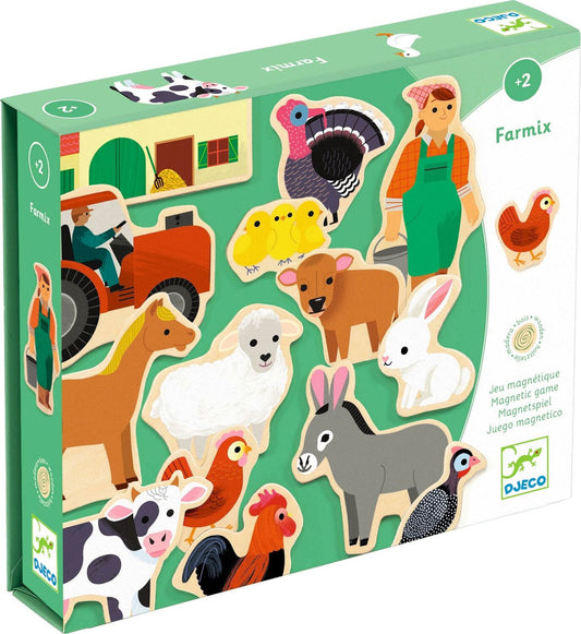 Farmix Magnetic Wooden Images