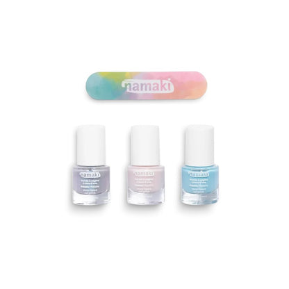 Set de 3 esmaltes de uñas base de agua para niños - Delicias Heladas