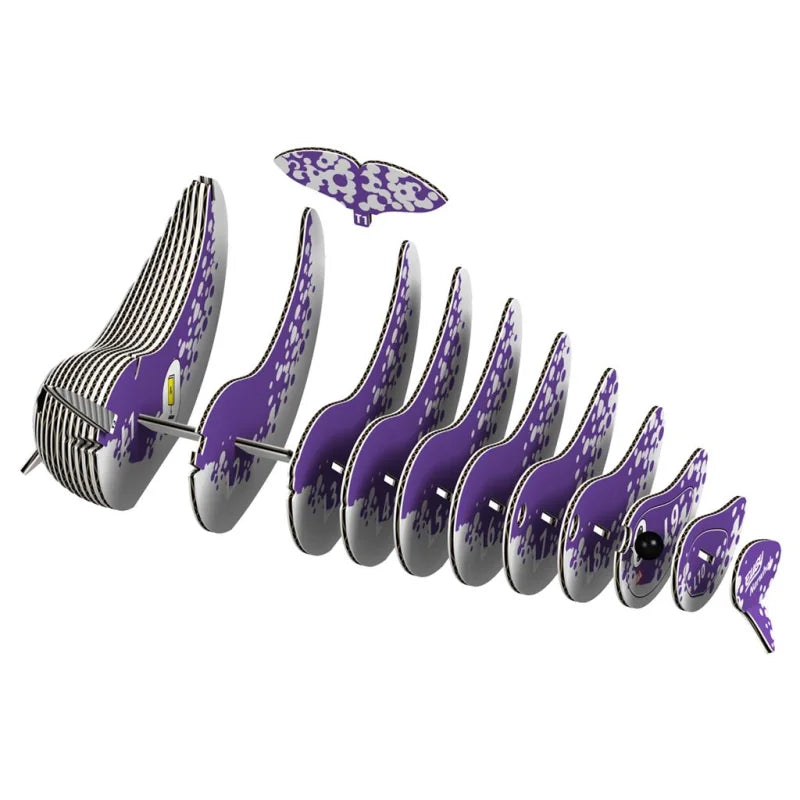 Narwhal - Eco-Friendly  3D Paper Puzzle - Eugy 033