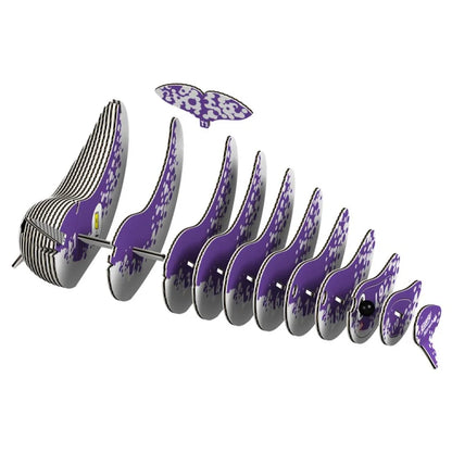 Narwhal - Eco-Friendly  3D Paper Puzzle - Eugy 033