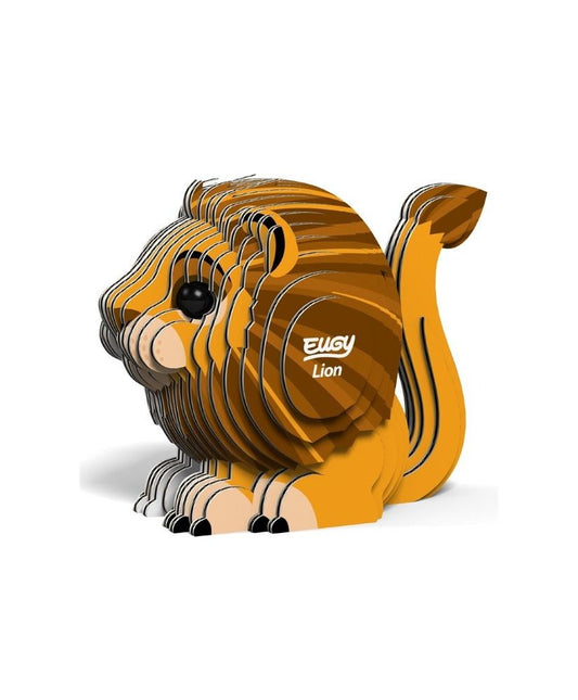 Lion - Eco-Friendly 3D Paper Puzzle - Eugy 070