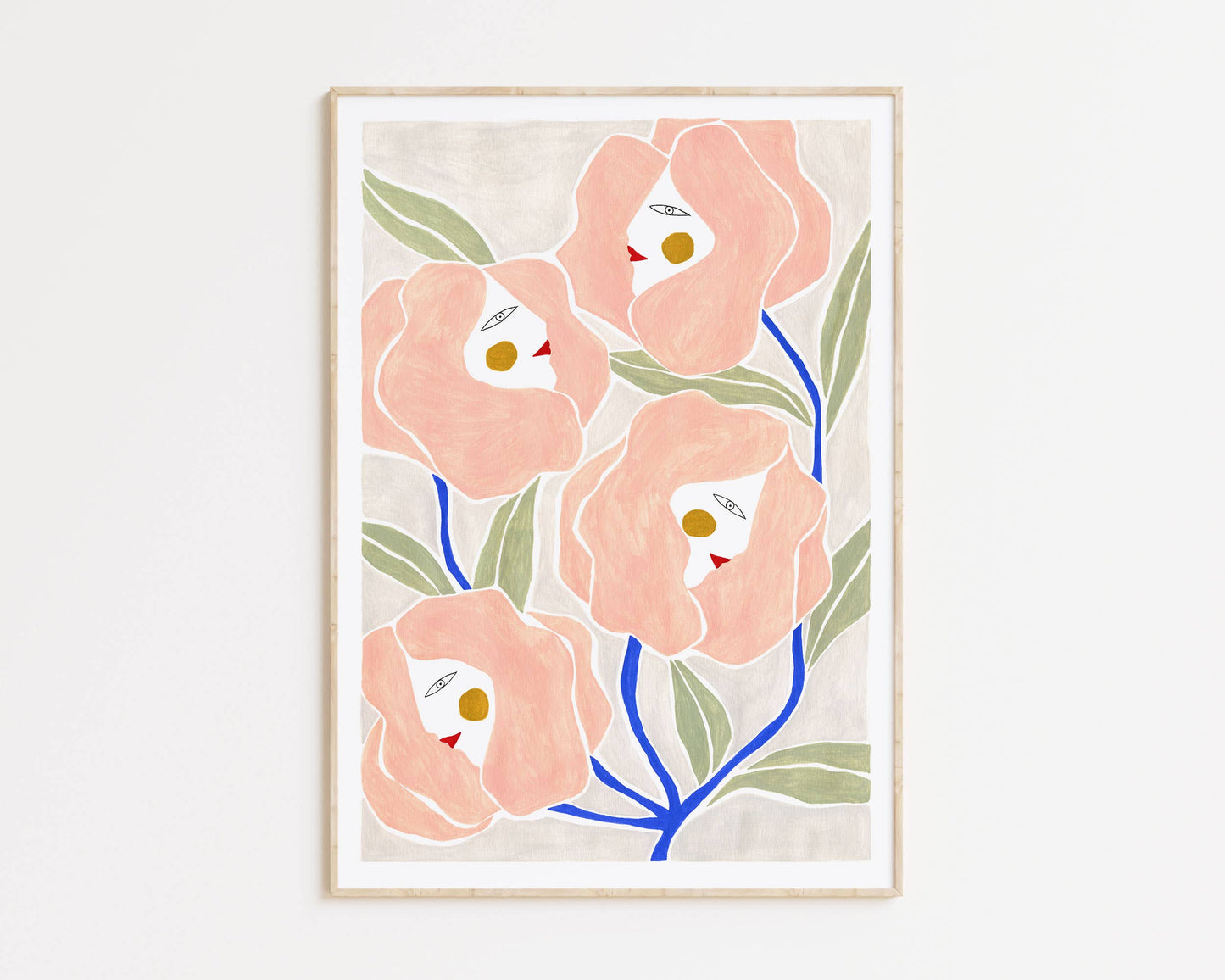 Women Roses - Art Print - Poster