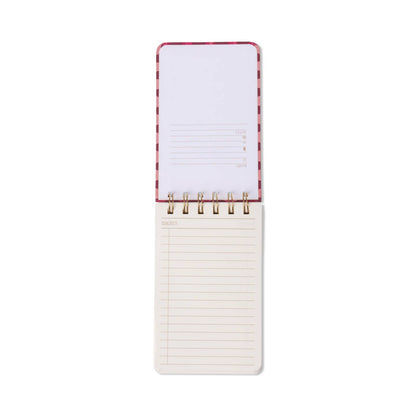 Diario pequeño con alambre Tulip Twin Rojo - Designworks