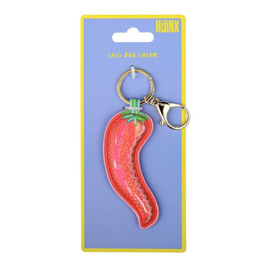 Chili Bag Charm - Vegan Leather