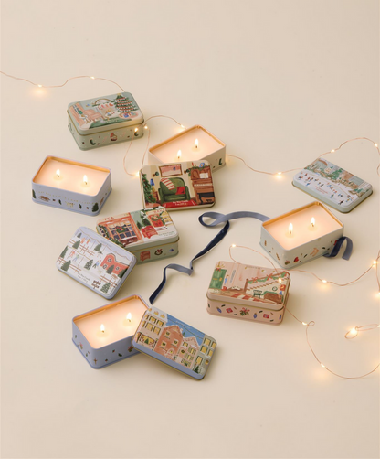 Vela navideña en lata - Vecindario invernal - Paddywax