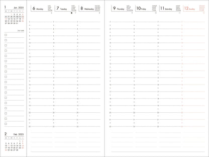 Mark's - A5 Weekly Planner  - Sept 2025 - Dec 2026