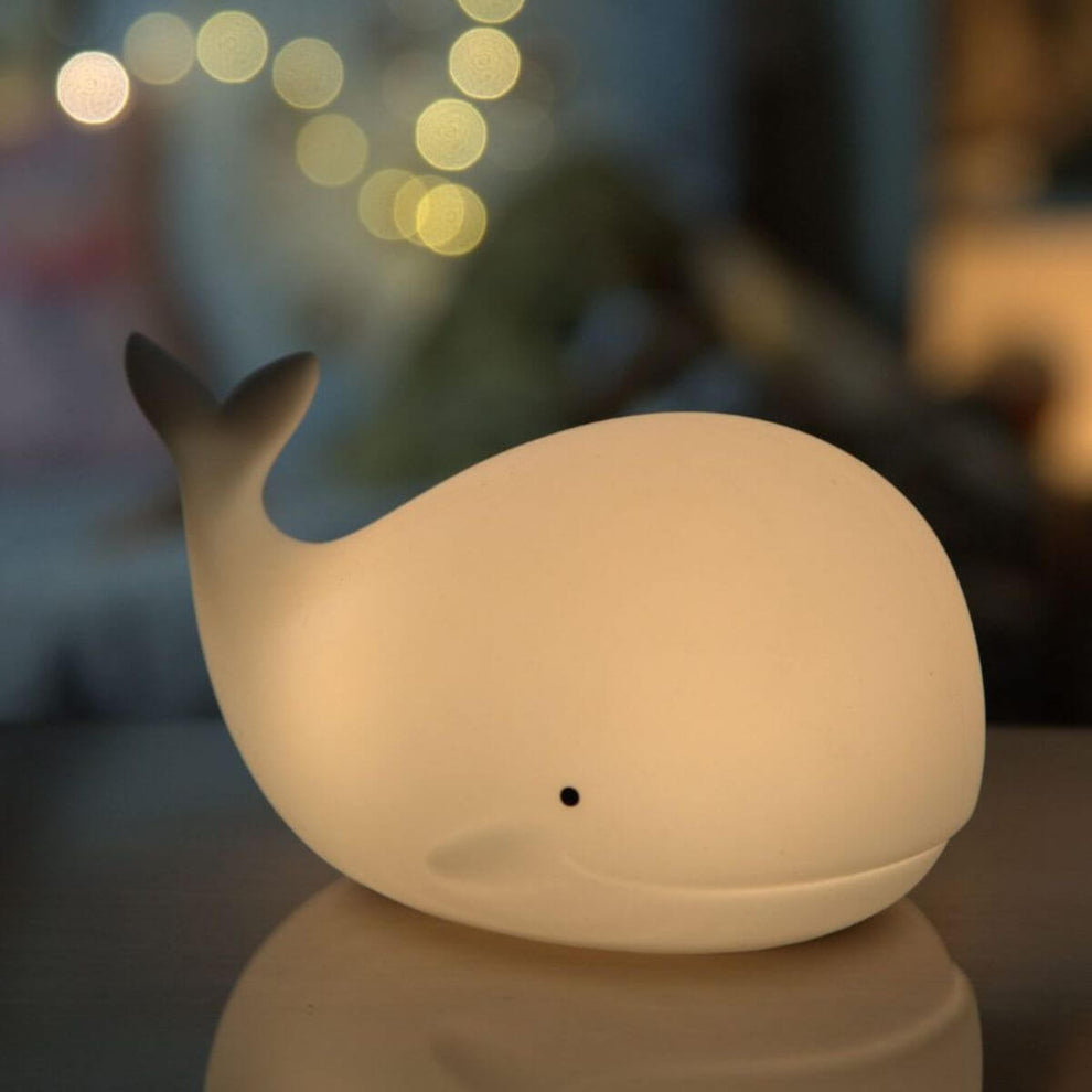 Lámpara de ballena de silicona con control remoto