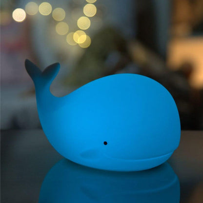 Lámpara de ballena de silicona con control remoto