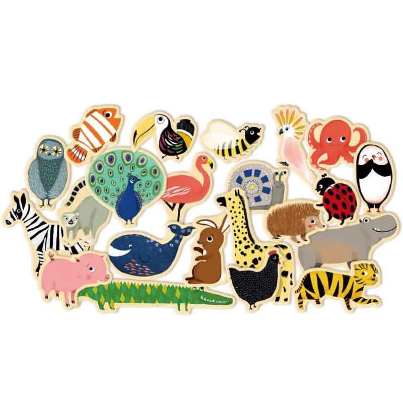 Farmix Magnetic Wooden Images