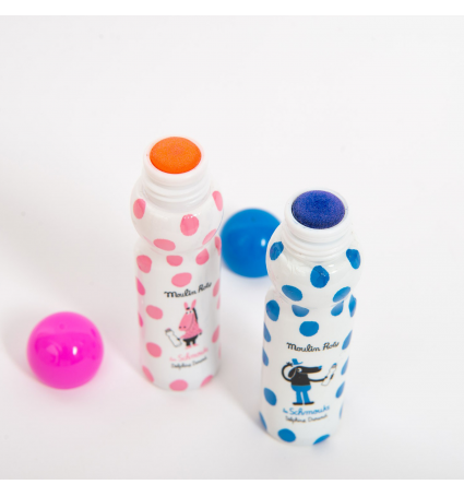 Rotuladores Gigantes Con Sello - Big Stamp Markers Les Loufoques