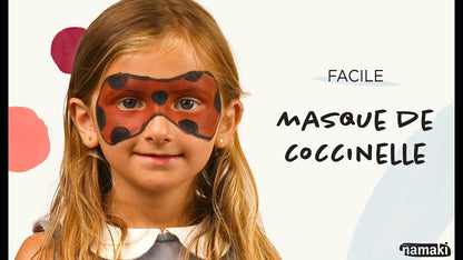 Kit de maquillaje de pirata y mariquita de 3 colores 