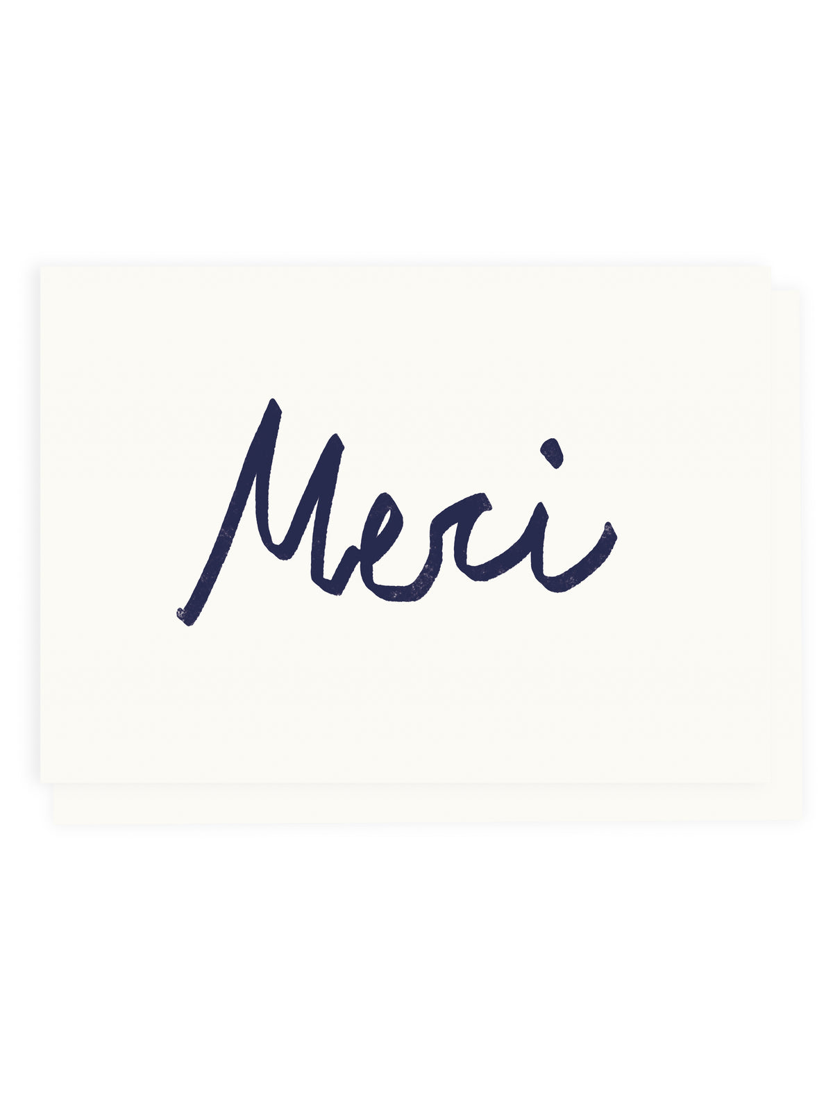 Merci A6 Folded Card