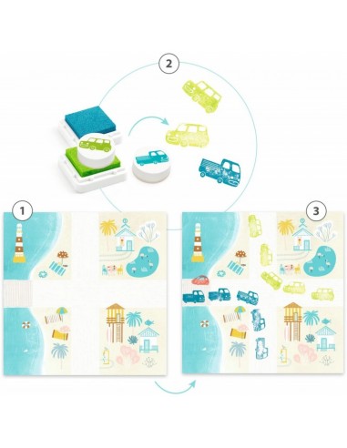 Tráfico - Sellos para niños