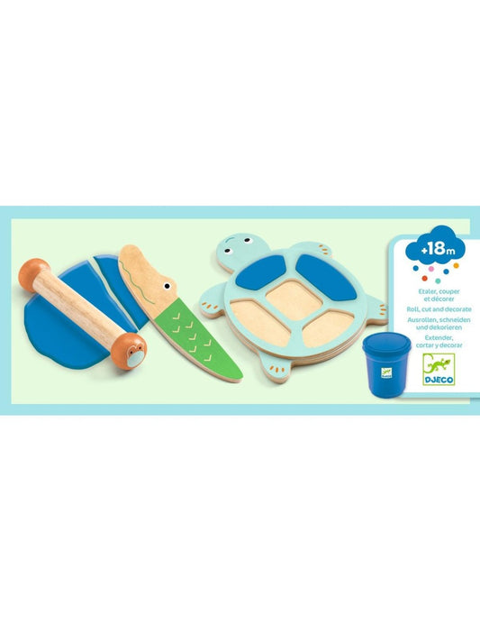 Jungle Wooden Play Dough Set