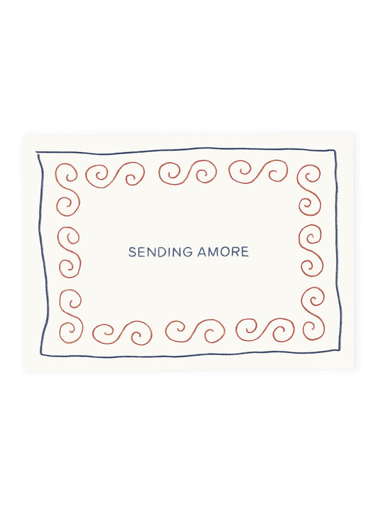 Sending Amore A6 Postcard