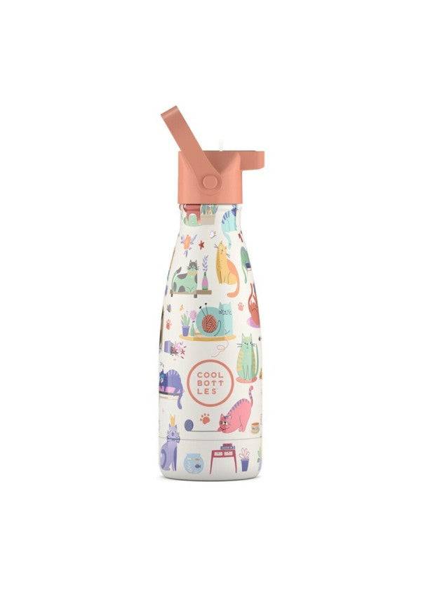 Kitty Club - Botella aislante de acero inoxidable - 260ml
