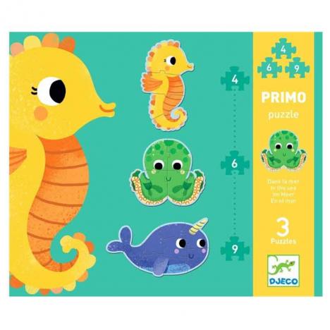 En el mar - Rompecabezas educativo