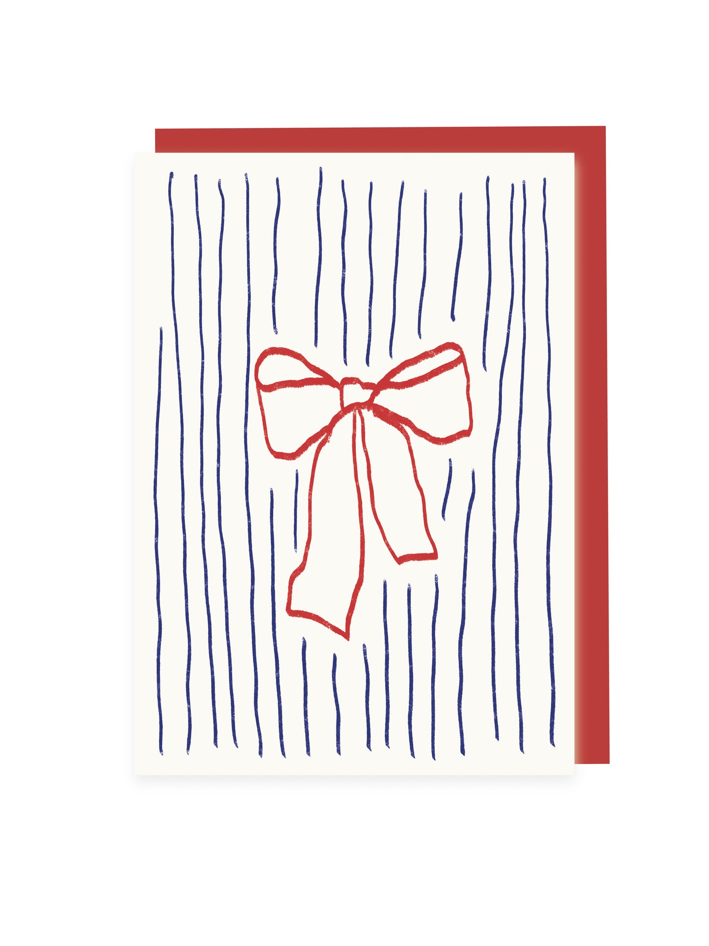 Ribbon & Stripes A6 Card