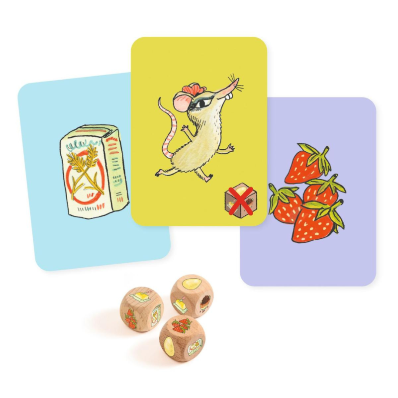 Juego de dados y cartas Sugarcake