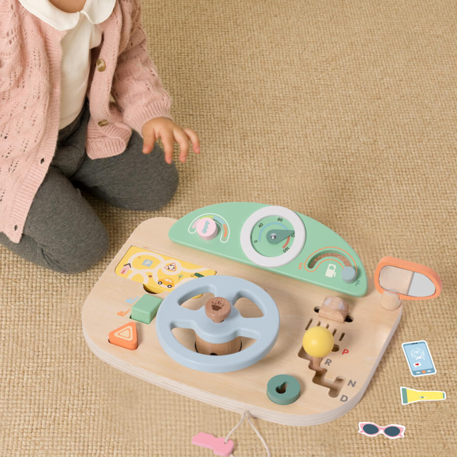 Wooden Multifunction Steering Wheel