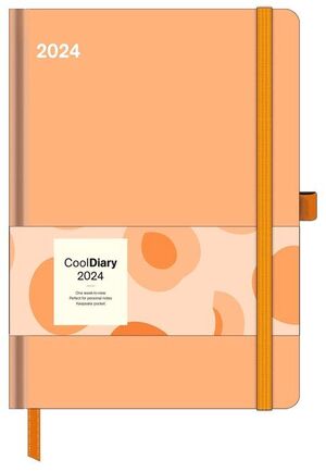 AGENDA ANUAL 2024  APRICOT NEW COOL DIARY 16X22 SV