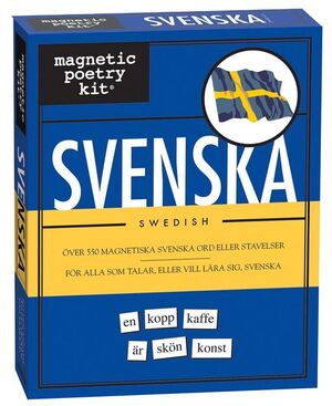 SVENSKA - SWEDISH MAGNETIC POETRY KIT