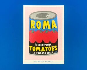 RISOGRAPH PRINT OUT OF OFFICE - ROMA PLUM TOMATOES